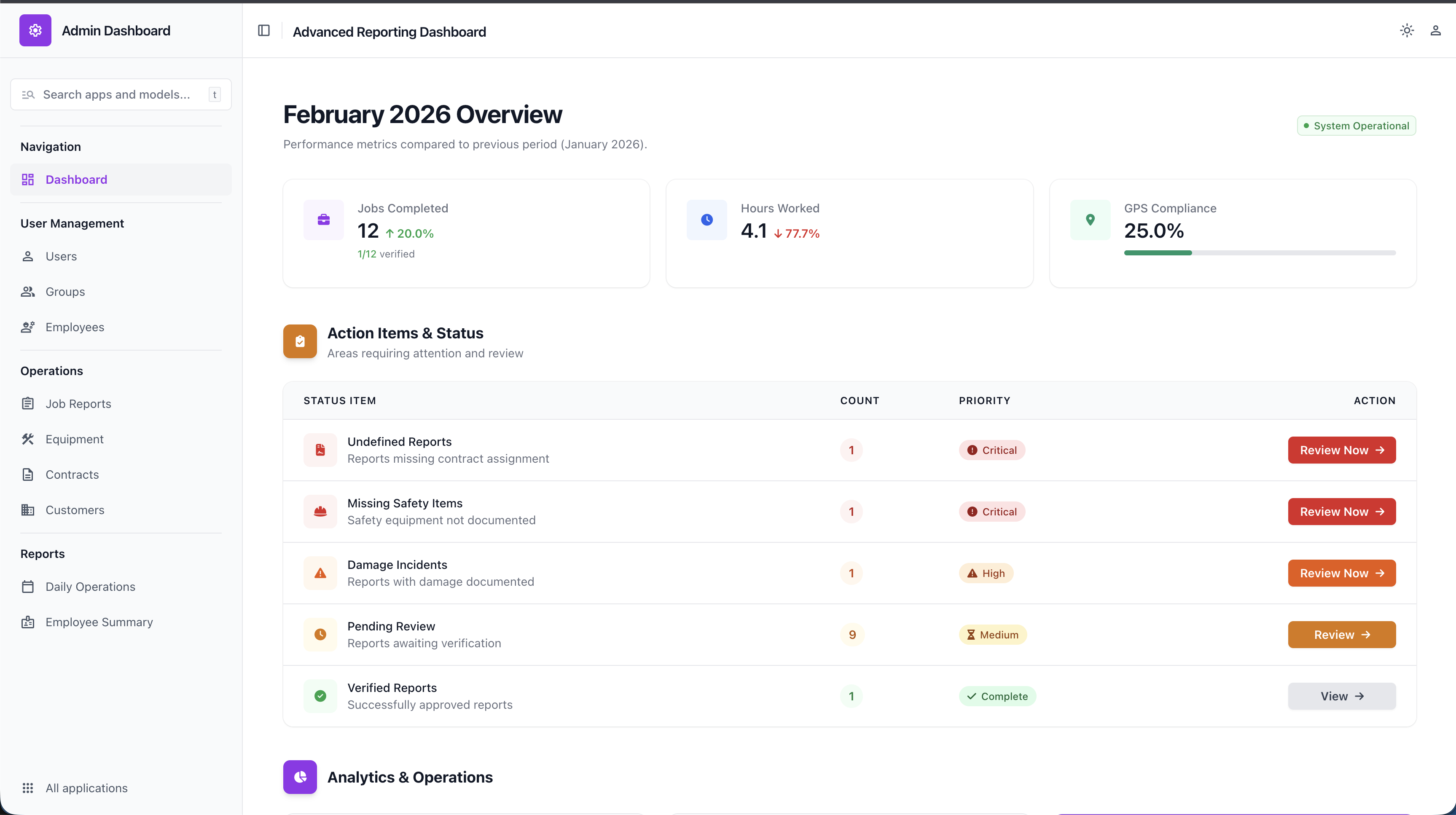 Field Clarity Mobile App